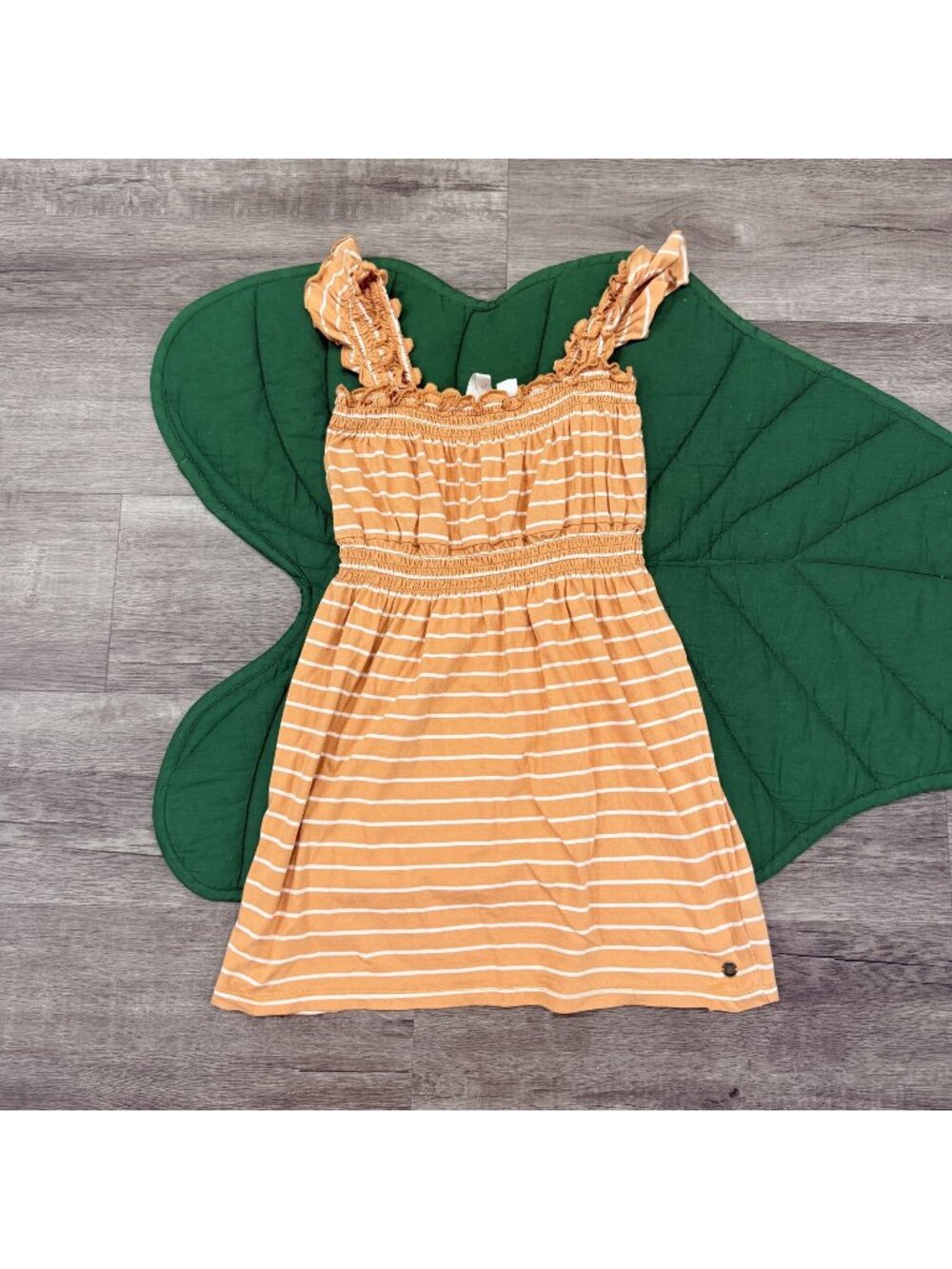 Roxy Girl 7 Orange Stripe Dress